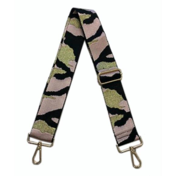 NEW AHDORNED camo guitar strap in light pink - Picture 1 of 1